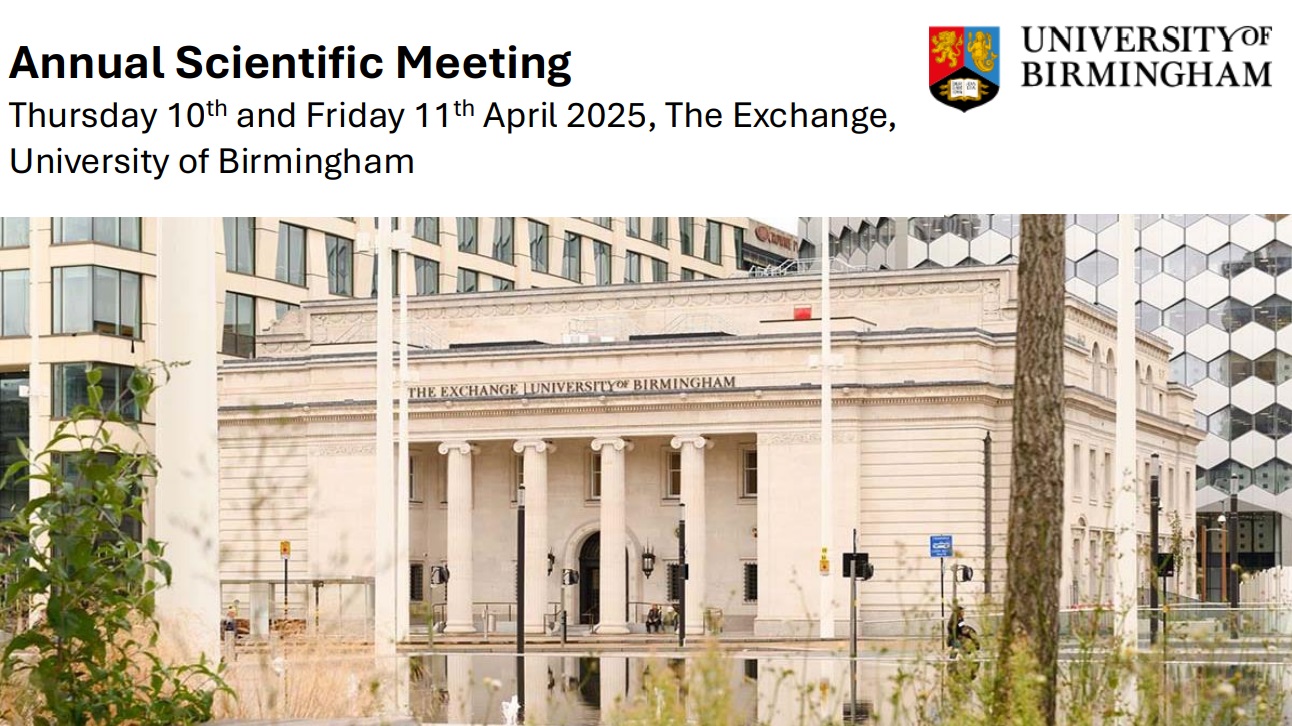 The 2025 BISOM annual scientific meeting will take place at The Exchange, Birmingham, on 18th-19th April 2025